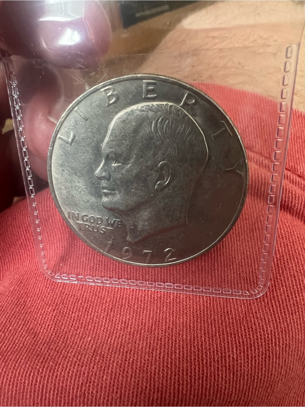 1972 Eisenhower Dollar Nice Condition 54 yrs old Coin Collection US